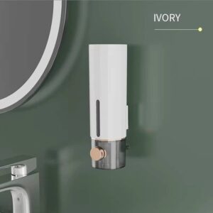450ml Manual Wall Mounted Bathroom Liquid Soap Dispenser Washing Hand Sanitizer - Image 5