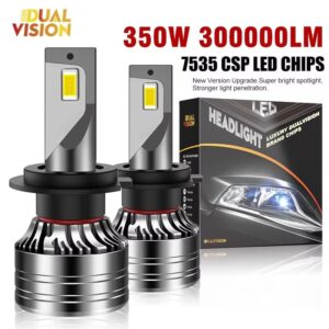 Dualvision 2PCS Car Lights H7 H4 H1 9006 H11 9005 Super Bright LED Headlight Bulbs - Image 3