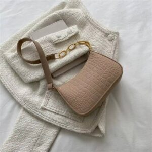 Lady Felt Armpit Design Luxury Tote Released Fashion Ladies Handbag Under Crescent Small Square Bag Lady Felt Armpit Design Luxu - Image 5