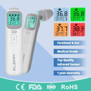 ELERA Baby Thermometer Infrared Digital LCD Body Measurement Forehead Ear Non-Contact Adult Fever IR Children Termometro - Image 5