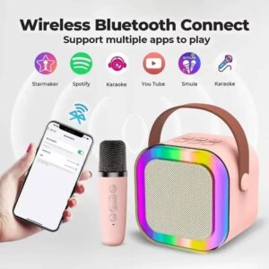 K12 Karaoke  Bluetooth speaker   with two microphones - Image 4