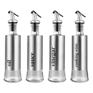 Stainless Steel Oil Bottle No-Drip Dispenser - Image 4