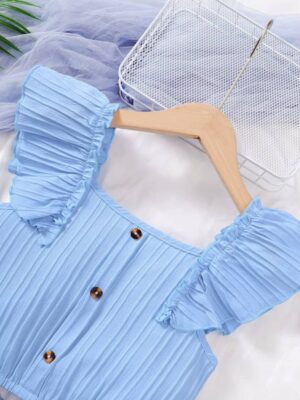 Girls’ Summer Princess Clothing Set - Image 3