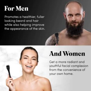 Derma Roller for Skin, Beard & Hair (540 Needles) - Image 10