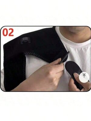 Heated Shoulder & Knee Heating Pad (Vibrating, Adjustable) - Image 3