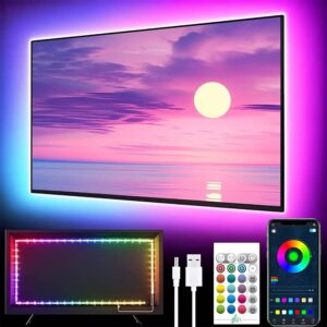 GIPOYENT TV LED Backlight Light Strip Bluetooth APP Control Music Sync RGB - Image 5