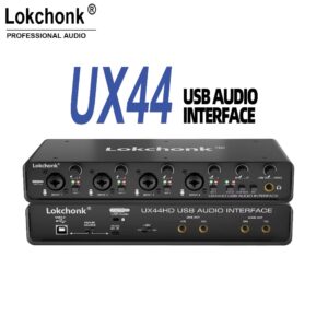 UX44 Audio Interface Sound Card 4-Channel Mixer - Image 6