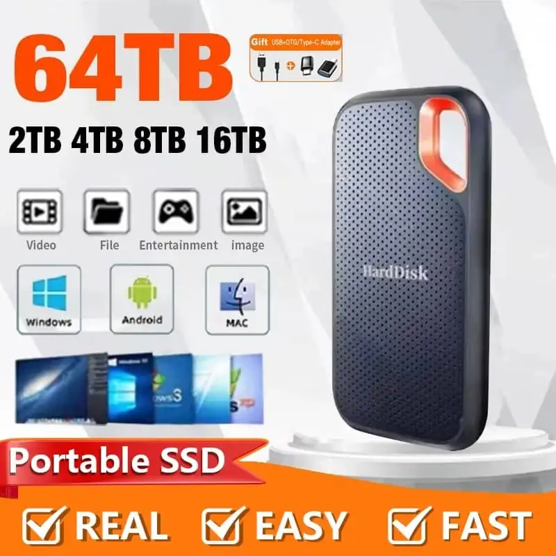 1TB Portable SSD USB 3.1
