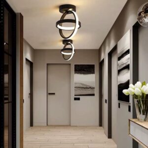 Modern LED Ceiling Light 2 Rings Creative Design Ceiling Lamp - Image 5
