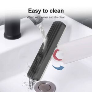 Powerful Squeeze Mini Mop Folding Home Cleaning Mops With Sponge Self-squeezing Floor Washing Mops Desk Window Car Clean Tools - Image 2
