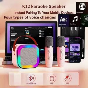 K12 Wireless Bluetooth Speaker with 2 Microphone