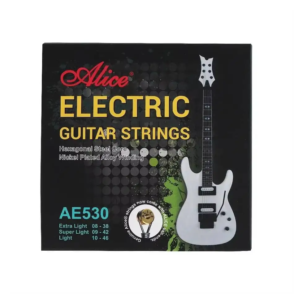 Alice AE530 Electric Guitar Strings 008-038 / 009-042 / 010-046 4 Alice AE530 Electric Guitar Strings 008-038 / 009-042 / 010-046