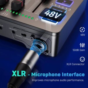 FIFINE AmpliGame SC3 Audio Mixer