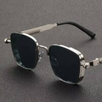 Square Rimless Gradient Sunglasses (Women