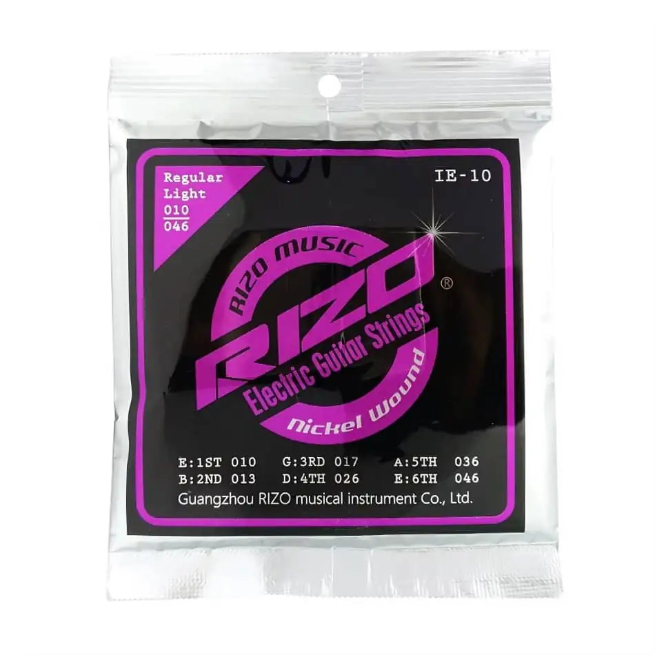 RIZO Electric Guitar Strings 008-038 / 009-042 / 010-046 5 RIZO Electric Guitar Strings 008-038 / 009-042 / 010-046