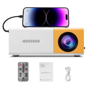 Smart Mini Portable Projector, 180° Adjustable Angle - Image 4