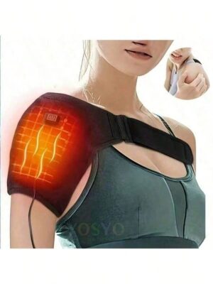 Heated Shoulder & Knee Heating Pad (Vibrating, Adjustable)