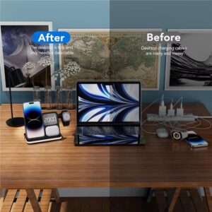 Wireless Charger Stand 3-in-1 (iPhone/Samsung/Watch) - Image 6