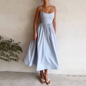 U-neck Summer Women's Dress - Image 4
