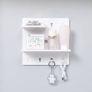 1PC/2PCS/4PCS Wall Perforation-free Plastic Shelving Bathroom Wall Wall Hanging Student Bedroom Dormitory Headboard Hole - Image 5