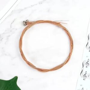 1 SET 6 Pieces Copper Guitar Strings for Classical Acoustic Folk Guitar - Image 10
