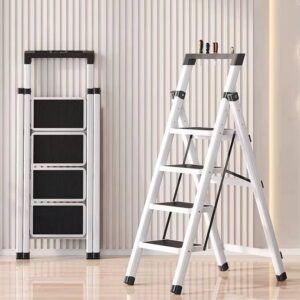 3/4 Steps Folding Ladder Non-slip Household