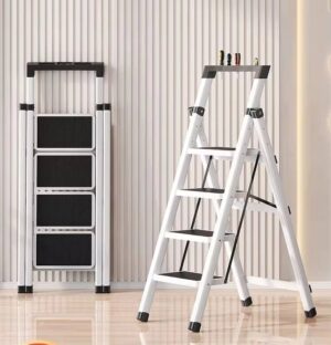 3/4 Steps Folding Ladder Non-slip Household