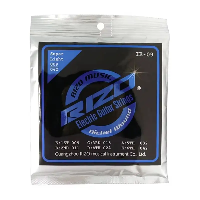 RIZO Electric Guitar Strings 008-038 / 009-042 / 010-046 4 RIZO Electric Guitar Strings 008-038 / 009-042 / 010-046