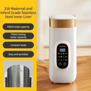 Electric Kettle 550ml Smart Heating Cup Multifunction Boiled Water Pot Teapot - Image 7