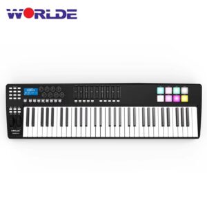 WORLDE PANDA61 Portable 61-Key USB MIDI Keyboard Controller - Image 5