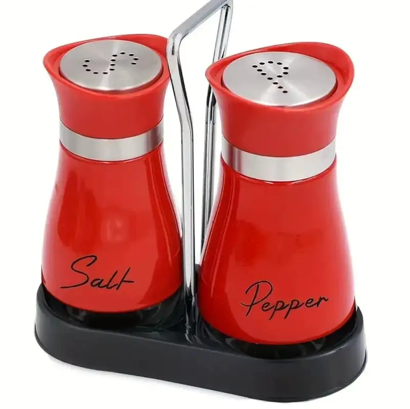 Kitchen Glass Spice Bottle Set