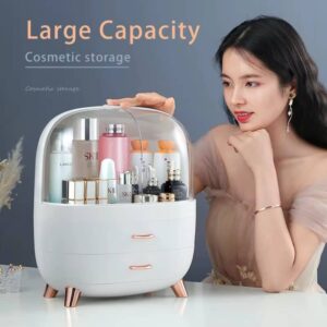 Makeup Container Polish Box Desktop Storage Organizer Makeup Drawer Large Box Cosmetic Capacity Storage Nail Jewelry Organizer - Image 4