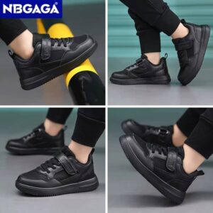 Flat Non-slip Casual Children Sneaker Shoes Leather Student Shoes - Image 9