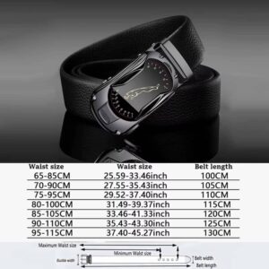 Men Belts Automatic Buckle Belt Genune Leather High Quality Belts For Men Leather Strap Casual Buises for Jeans - Image 5