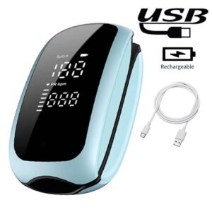Rechargeable Oximeter Infrared Fever Thermometer Digital LCD Infant Adult Non-contact Laser Body Temperature Ear Thermometer - Image 6