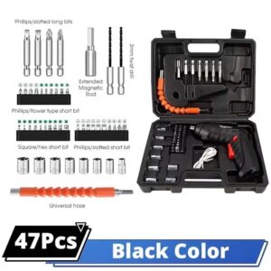 3.6V Screwdriver Kit Rechargeable Lithium Battery Cordless Electric Screwdriver Drill Kit