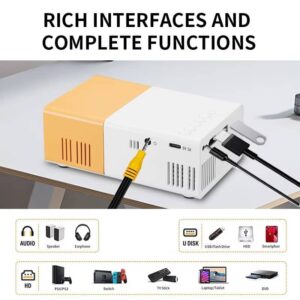 Smart Mini Portable Projector, 180° Adjustable Angle - Image 7