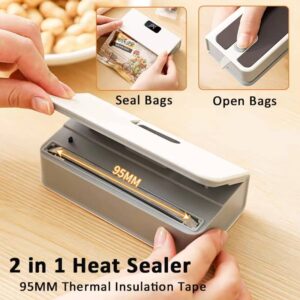 Plastic Bag Sealer Mini Heat Bag Sealing Machine Rechargeable Handheld Food Packaging Heat Sealer Thermal Bags Sealing Machine - Image 8