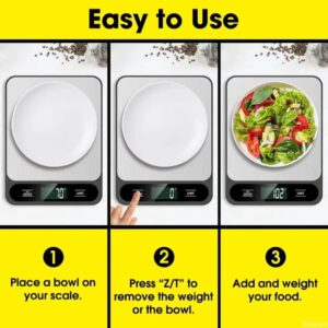 Digital Kitchen Scale 10Kg/1g Weight Scale Usb Food Coffee Scales Smart Electronic Waterproof Digital Scale For Baking and Cook - Image 4