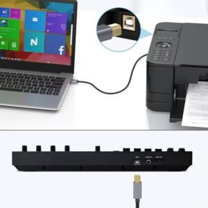 USB Printer Cable USB Type B Male to A Male USB 2.0 Cable - Image 5
