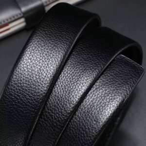 Men Belts Automatic Buckle Belt Genune Leather High Quality Belts For Men Leather Strap Casual Buises for Jeans - Image 7