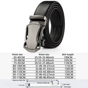 Men Belt Metal Luxury Brand Automatic Buckle Leather High Quality Belts - Image 9