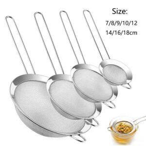 1/3/4Pcs/Set Stainless Steel Wire Fine Mesh Oil Strainer - Image 11