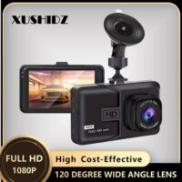 1080P HD Dash Loop Vehicle DVR Video Recorder with Night Vision and 24h Parking Monitor G-sensor