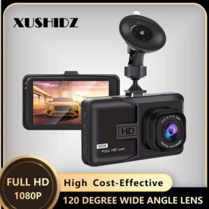 1080P HD Dash Loop Vehicle DVR Video Recorder with Night Vision and 24h Parking Monitor G-sensor