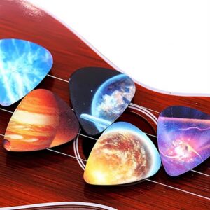 10 Pcs Acoustic Guitar Picks Celluloid Set - Image 9