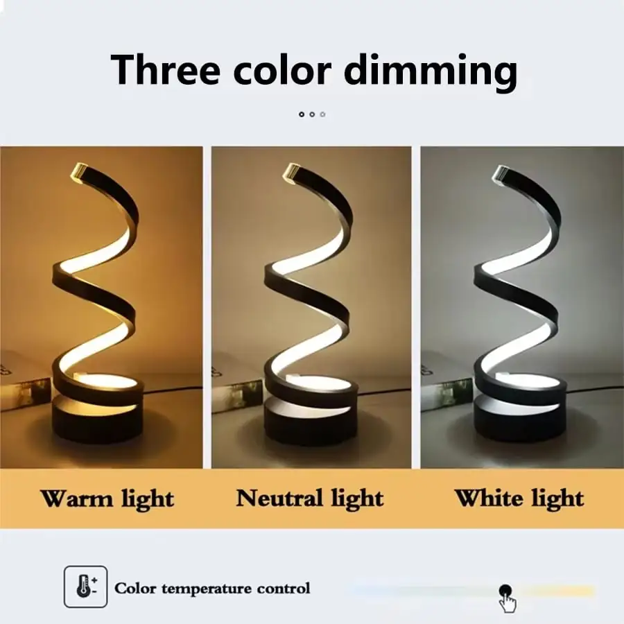 Spiral LED USB Night Light 7 Spiral LED USB Night Light