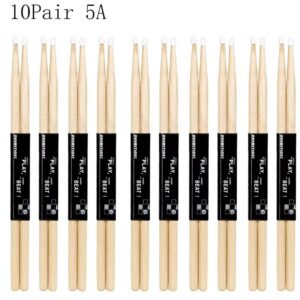 Maple Wood Drum Sticks 5A / 7A Nylon Tip - Image 9