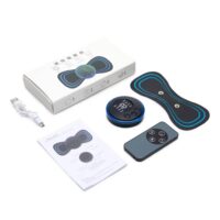 Neck Massager Mini Electric EMS Cervical Back Vertebra Massage Patch