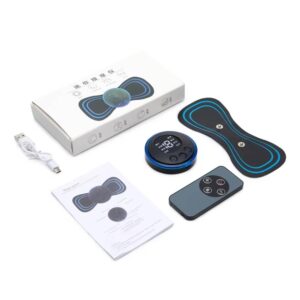 Neck Massager Mini Electric EMS Cervical Back Vertebra Massage Patch